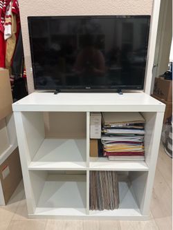 IKEA white storage cube
