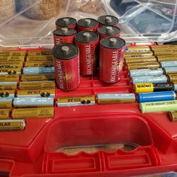 Solar Rechargeable Batteries #40 AA #8 D