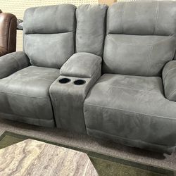 New In Box Ashley Furniture Austere Power Reclining Loveseat