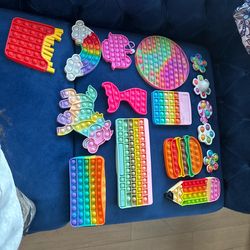 Huge Pop-It & Fidget Toy Bundle 🌈 Lots of Shapes!