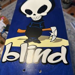 Blind Reaper Skate Deck - Blue Unused. Make Offer 