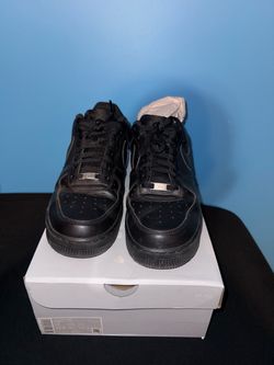 Black Air Force 1s Size 12