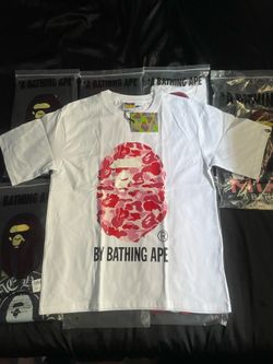 Pink/White Bape shirt