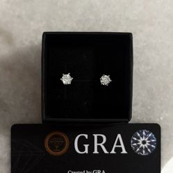 Moissanite earrings