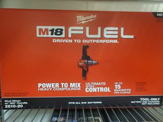 M18 FUEL 18V Lithium-Ion Brushless Cordless 1/2 in. Mud Mixer (Tool-Only)