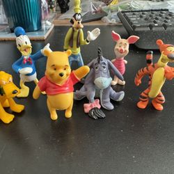 Disney Winnie the Pooh PVC Vinyl Figures Donald Duck +