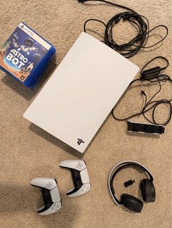 PlayStation 5 Disc Console Bundle 2TB WD_BLACK SSD 8 Games Headset 2 Controllers , SHIPPING ONLY