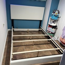 Full Bed Frame Packed In Box With Mattress Set