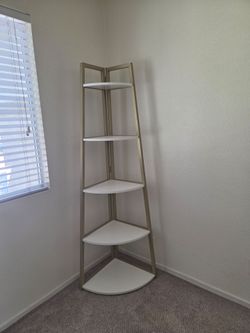 Corner Bookshelf