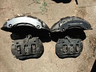 Brake Calipers Set Front and Rear for 2011- 2023 Porsche Cayenne AWD