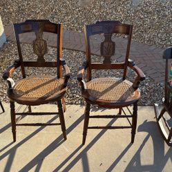 Antique Cane Chairs 