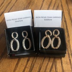 Avon proud Texan Earrings 