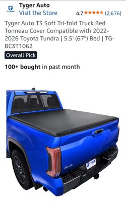New Tundra Soft Tri-Fold Tonneau Cover
