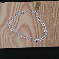 925 Sterling Silver Bracelet 8 Inch