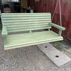 MAPLE PORCH SWING 48” Wide Woodland Green $350