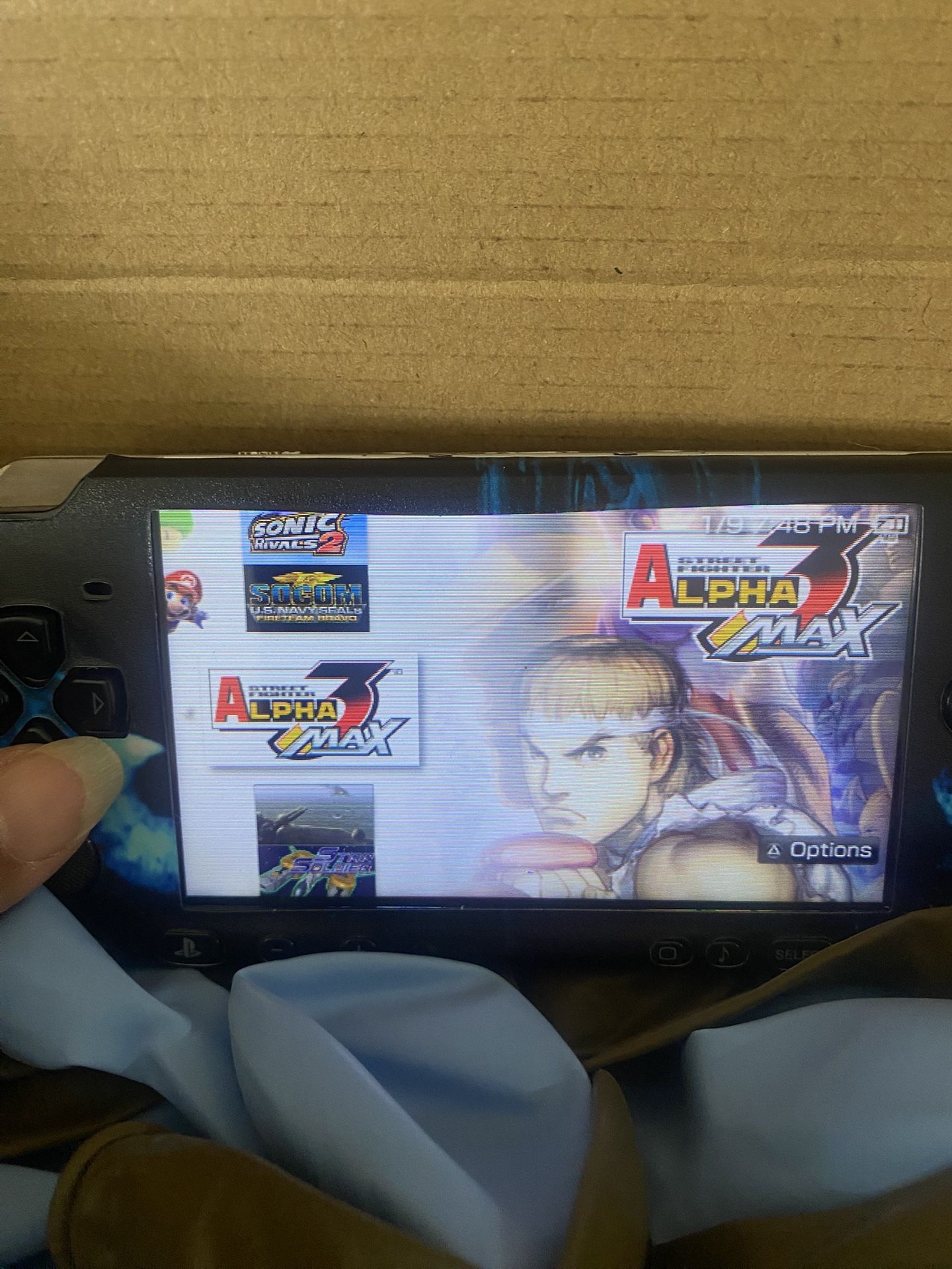 PSP Modded With Skin Also Has bunch Games