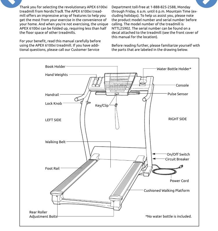 Nordictrack apex online 6100xi specs