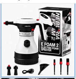 Gen 2 Electric Foam Sprayer, Electric Pressurized Soap Sprayer Car Foam Sprayer, Cordless Pump Sprayer, Multi-Purpose Battery-Powered Foam Gun for Car