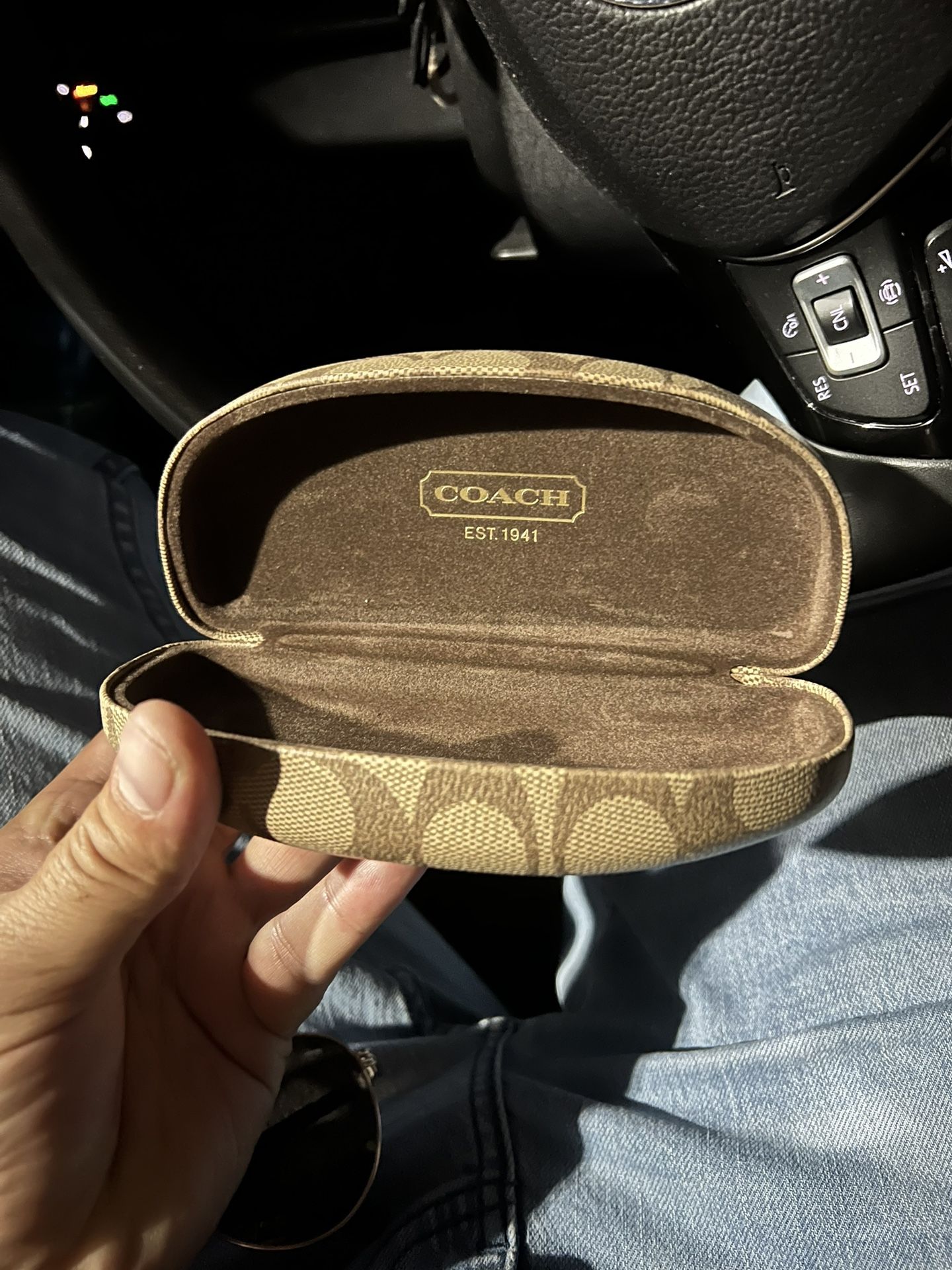 Coach sunglass case