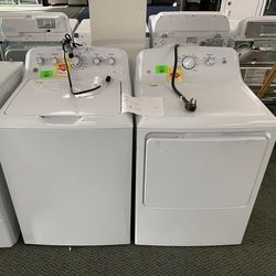 GE WASHER AND ELECTRIC DRYER SET