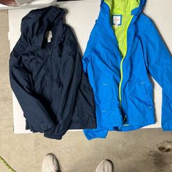 Brand New Boys Rain Jackets. Size 10 And 12/14