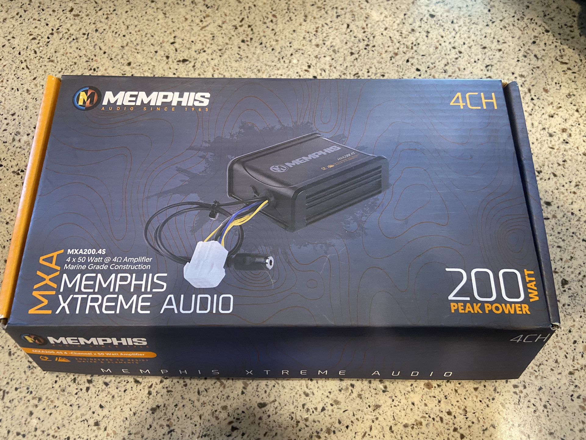 Memphis Audio MXA200.4S Power Sports, Car, Motorcycle Amplifier