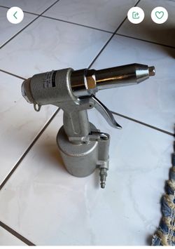 Jet Pneumatic Riviter 3/16" Capacity, model JSG-0810