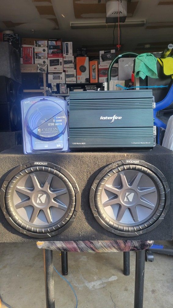 Kickers 12inch Amplifier And Kit