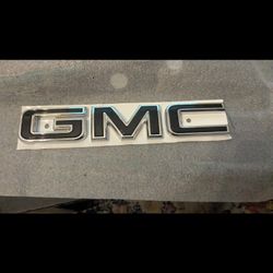 Black Chrome Tailgate Rear Emblem Badge GMC Canyon Sierra 1(contact info removed)HD 3500HD