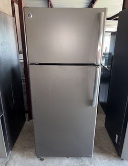 GE Stainless Steel Refrigerator And Freezer