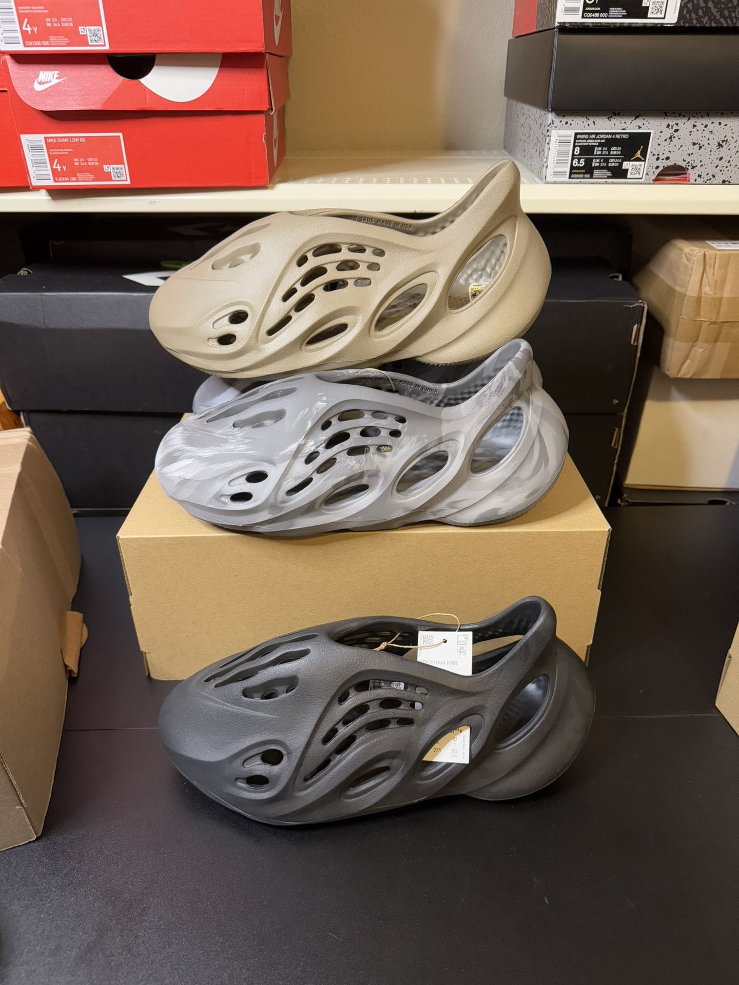 Yeezy Foam Runner Onyx Stone Taupe Granite Size 9 10 12