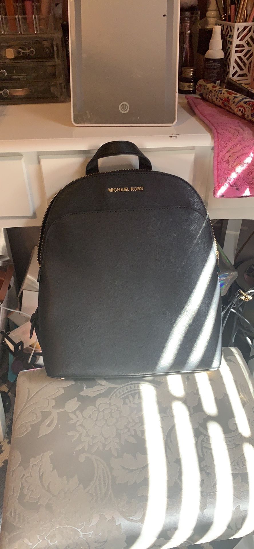 Black MK Backpack