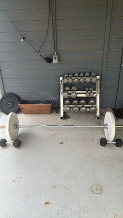 Dumbbell and Barbell Weight Set 450 OBO