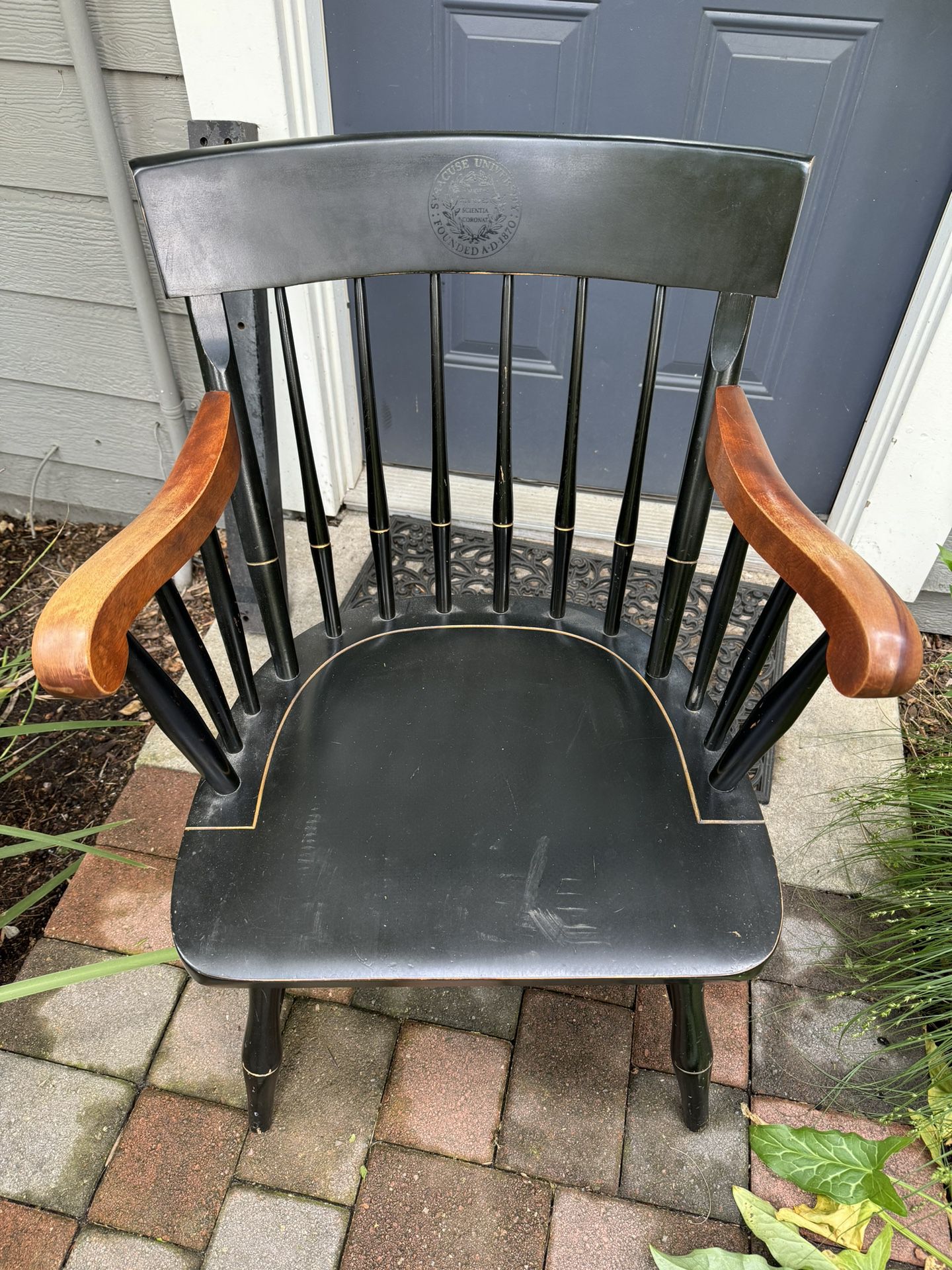 Vintage Black Windsor Chair (four available)
