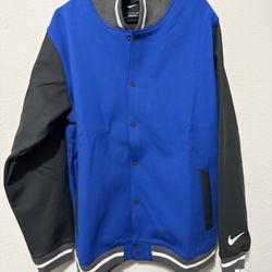 Nike Football Letterman Jacket ‘Team Royal’ DJ5971-493 Size XL
