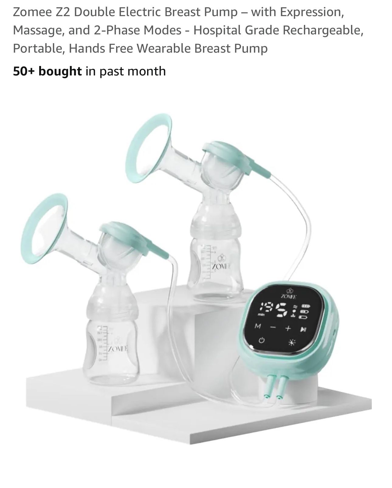 Zomee Z2 Double Electric Breast Pump