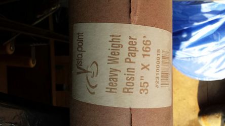 Heavyweight rosin paper 35 inches by 166 feet