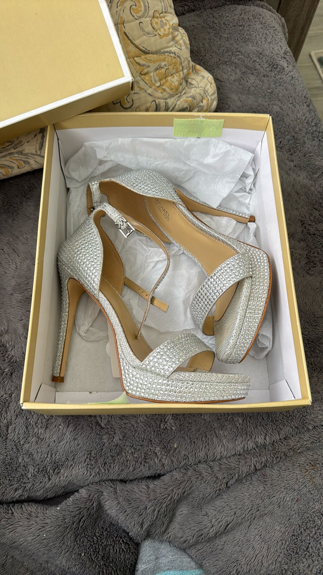 Michael Kors Silver Heels