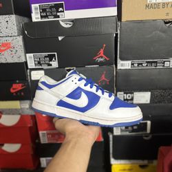 Nike Dunk Low Racer Blue size 9 USED But Clean