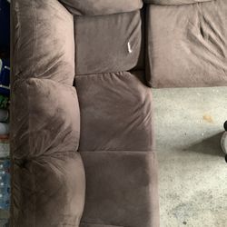 Brown Sectional Used