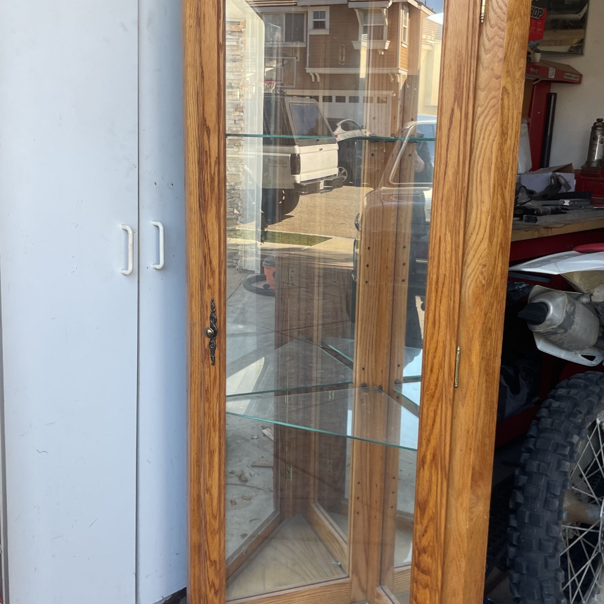 Wooden China Corner Cabinet