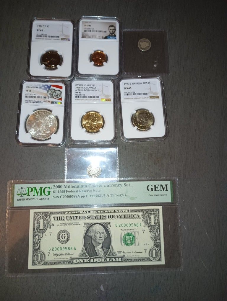 Lot Coins And Nill