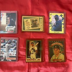 Lot of 6 baseball cards