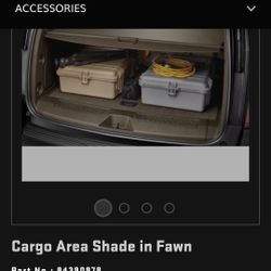 2022-2024 YUKON DENALI  CARGO AREA  SHADE 
