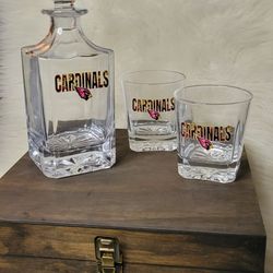 AZ Cardinals Decanter set
