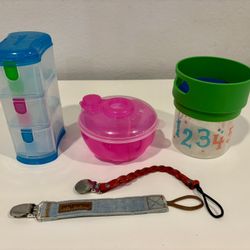 FREE Infant Formula Dispensers, Snack Cup + Pacifier Clips