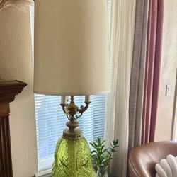 Gorgeous Mid Century Glass Lamps