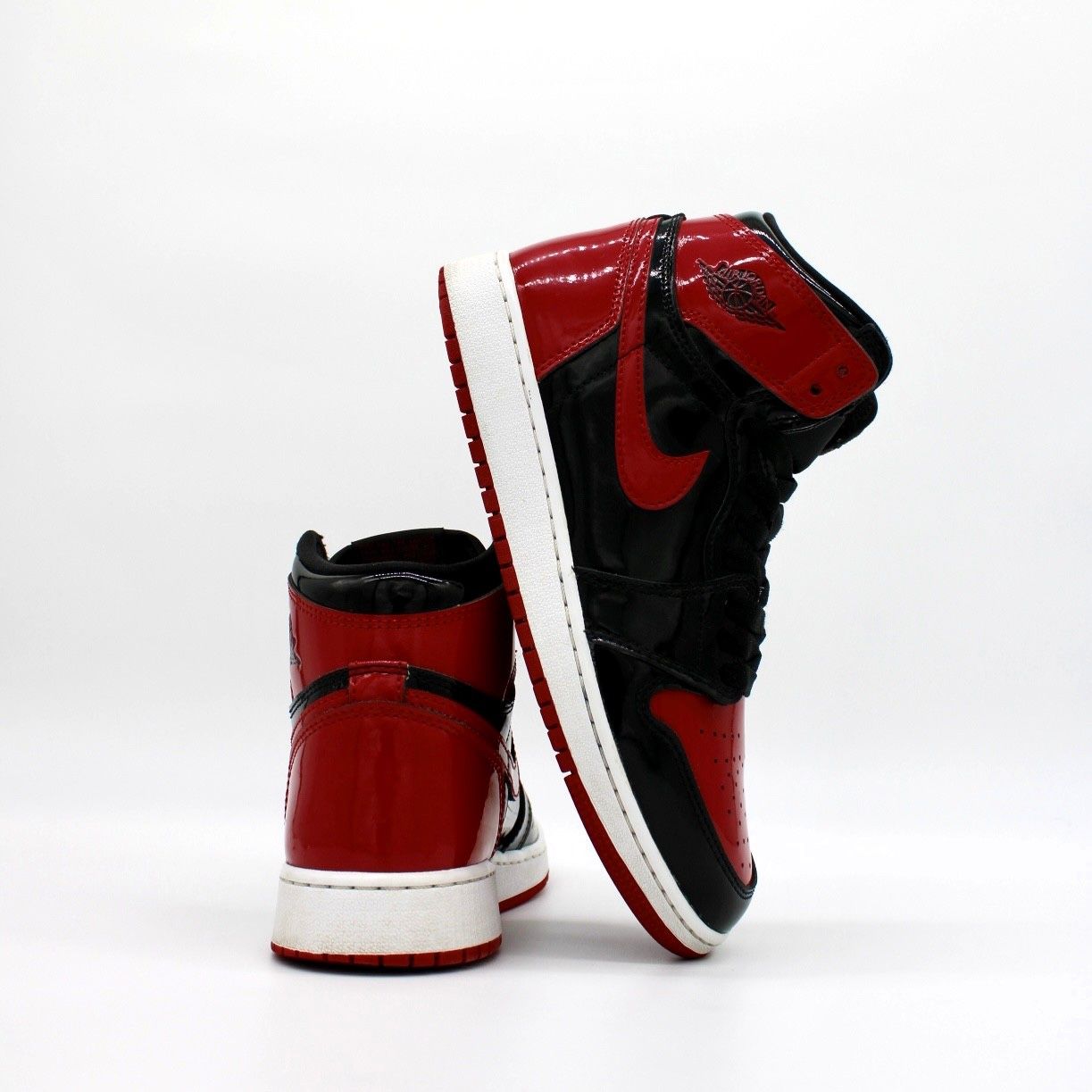 Size 6Y 7.5W Jordan 1 Retro High OG Patent Bred (GS) : 575441 063 *CLEAN*  & Accessories