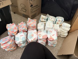 Size 1 Diaper Lot 