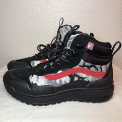 NEW Vans Sk8-Hi MTE 2.0 DX Black Red Arctic Tread Hiking Boots Men Size 10